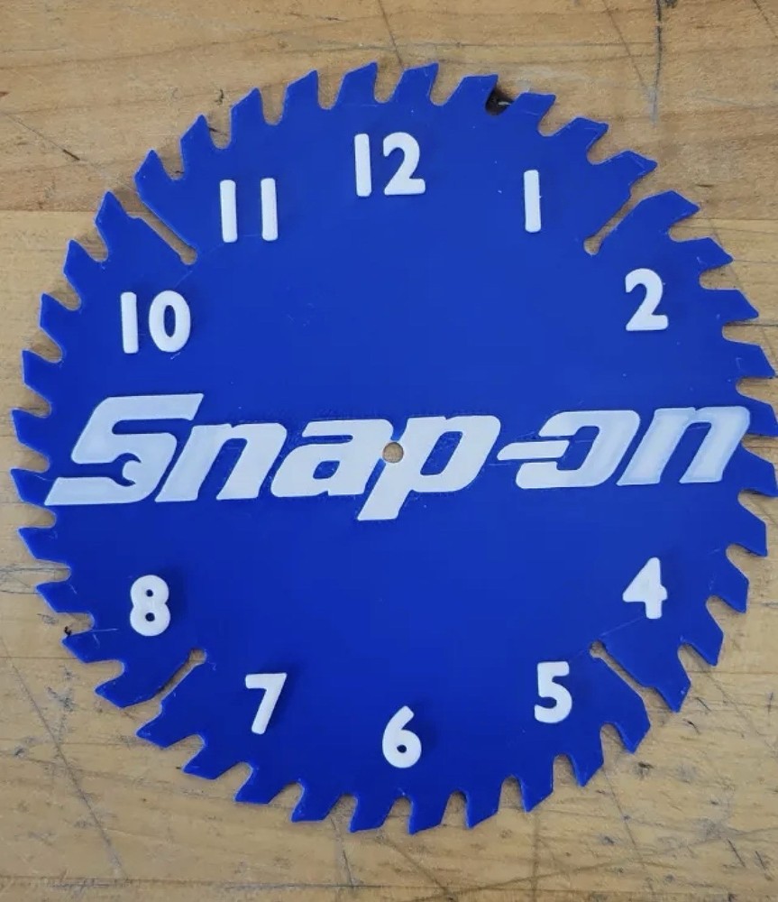 SNAP-ON Saw Blade Clock