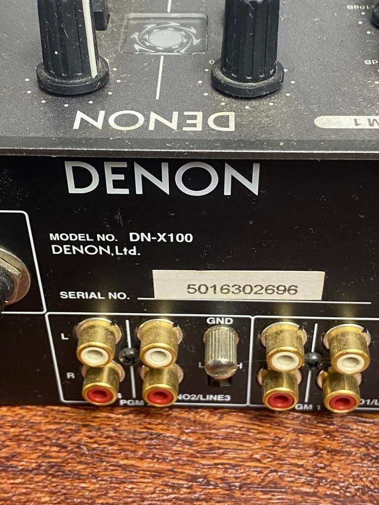 Denon DN-X120 / DN-X100 DJ Mixer Untested Powers On