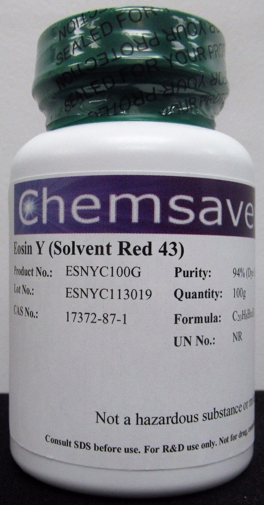 Eosin Y, 94% (Dye Content), 100g