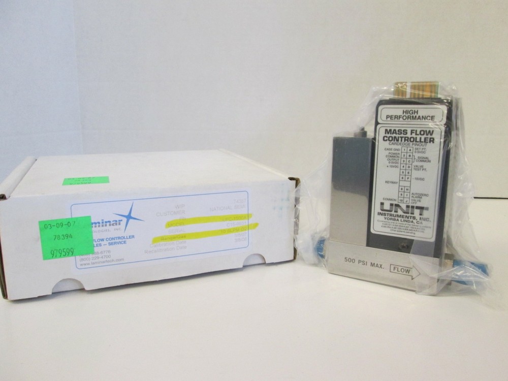Unit UFC-1500A, MFC, Mass Flow Controller, O2, 10 SLPM