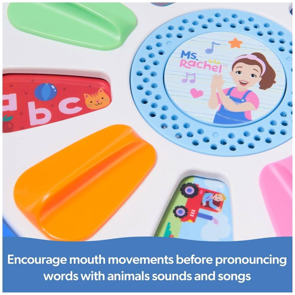 Ms. Rachel Official Spin Along Learning Wheel with 3 Learning Play Modes, Edu...