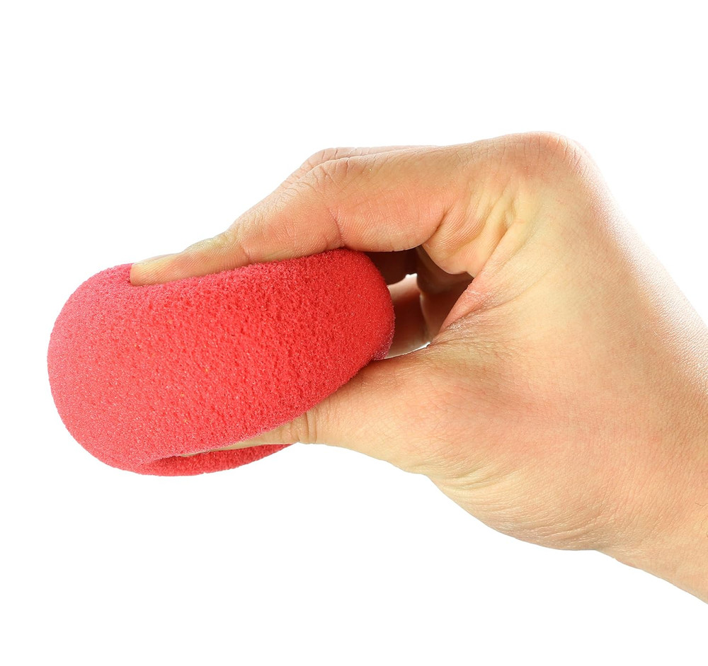 Memory Foam Ball 2.5 Inch Red Easy