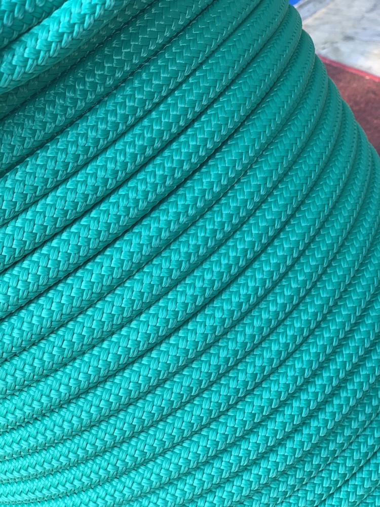 5/16 x 600 Ft Double Braid-Yacht Braid polyester rope Spool. Turquoise.