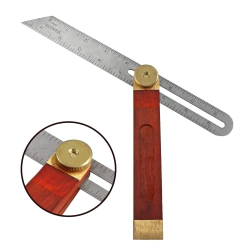 9 Inch Multi Angle Sliding T-Bevel Angle Ruler Protractor, 360 Degree