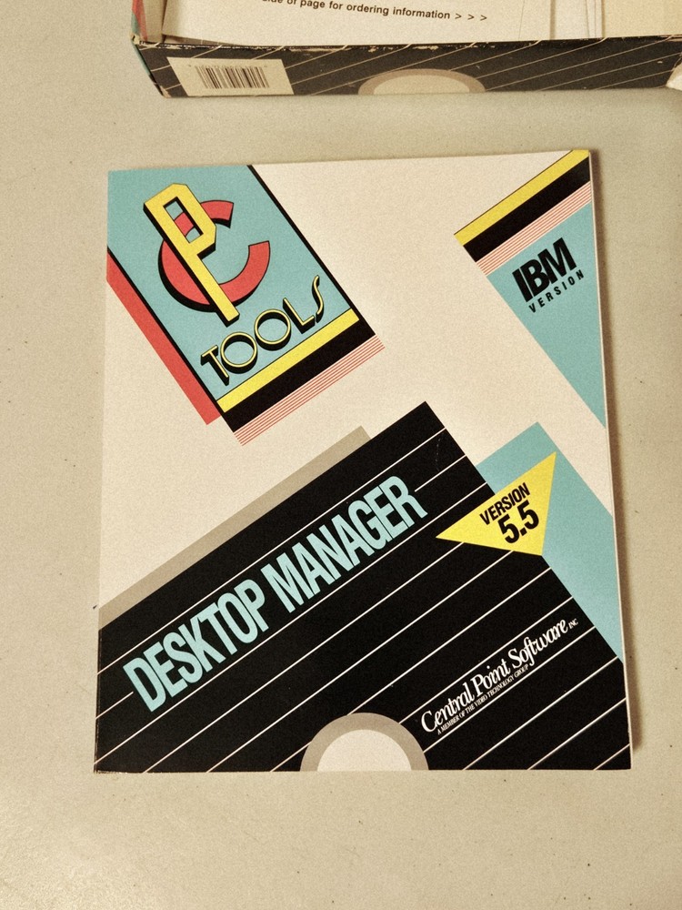 1989 Central Point PC Tools Deluxe Version 5.5 dBase, 123 Viewers, w/5¼" & 3½"