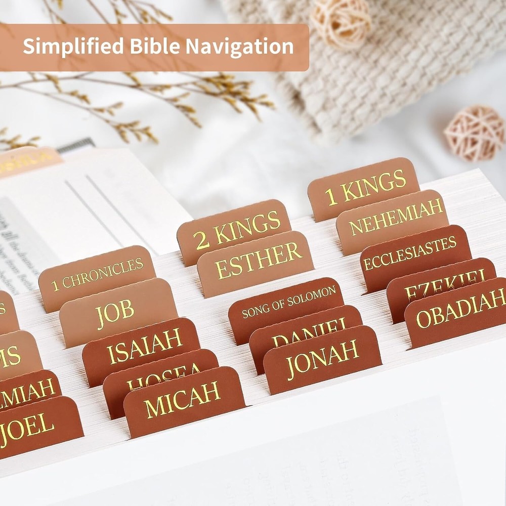 Large Gold Print Bible Tabs