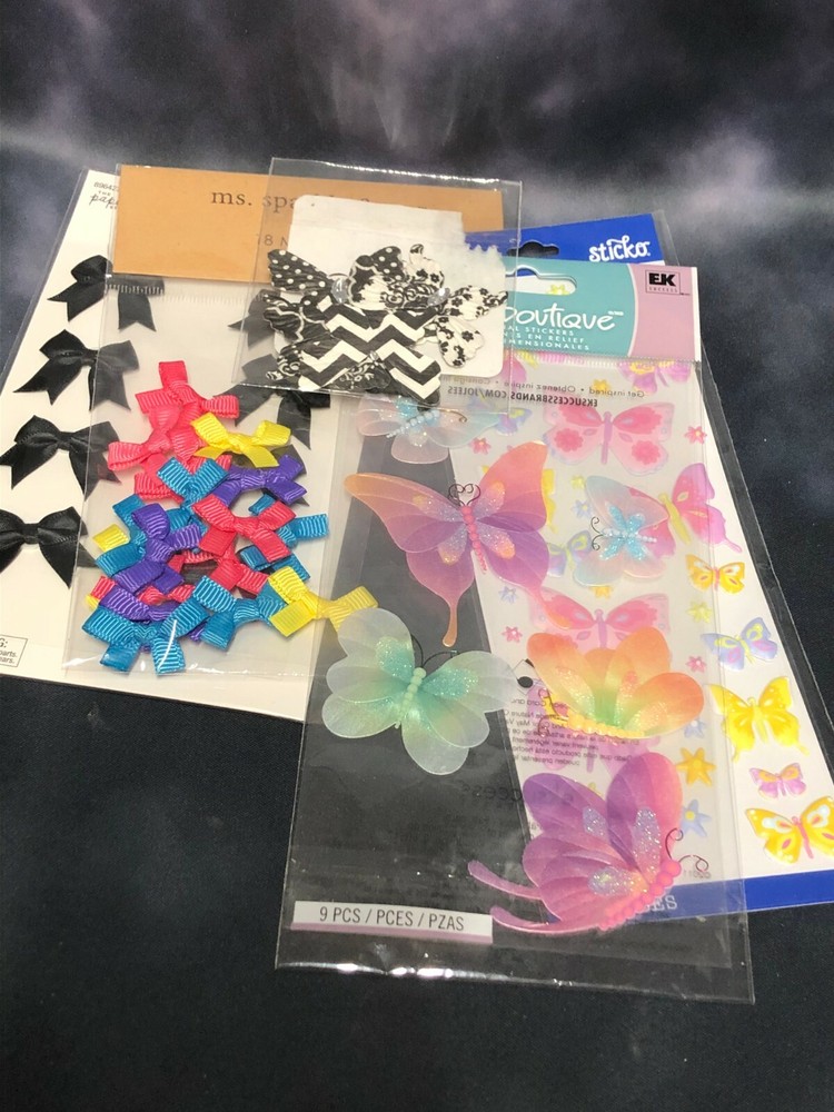 Fun Mix Stickers Bows Butterfly