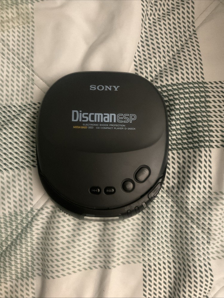 Sony D-242CK Discman ESP Portable CD Player Walkman bundle (READ DESCRIPTION)