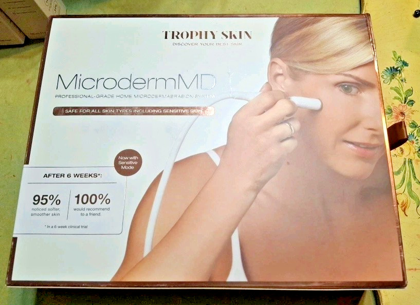 Trophy Skin MicrodermMD Professional Home Microdermabrasion System Open Box