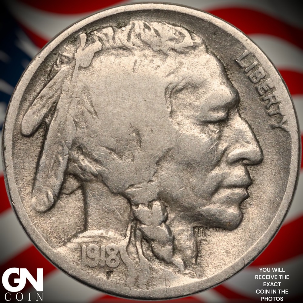 1918 S Buffalo Nickel A9695