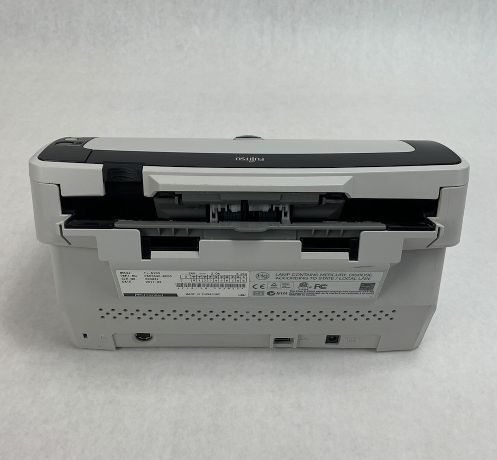 Fujitsu fi-6130 Document Scanner - Missing Document Holder and Catch Tray