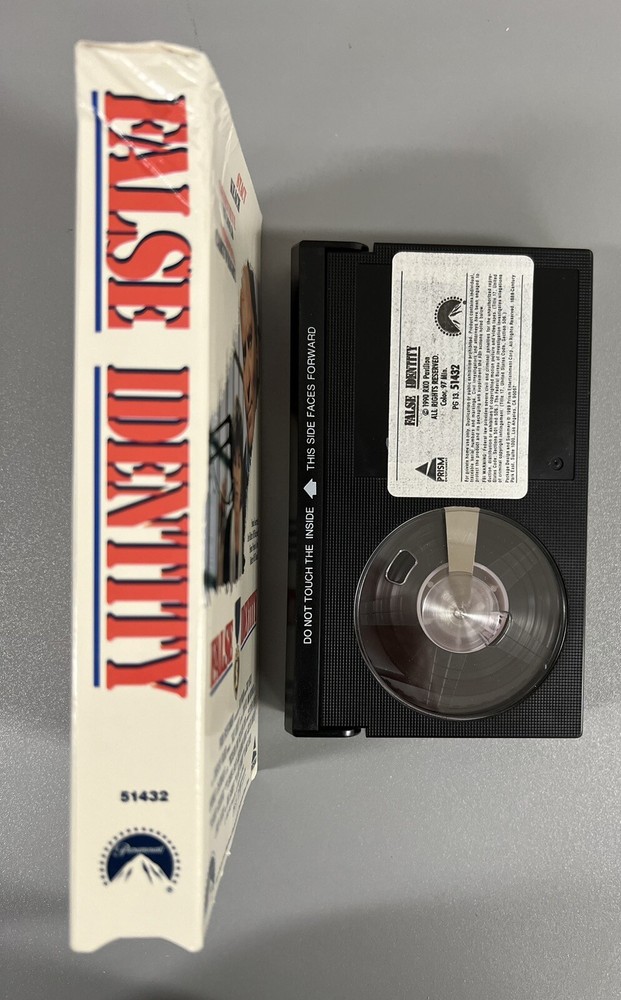 False Identity Betamax Tape Paramount 1990 51432 Beta