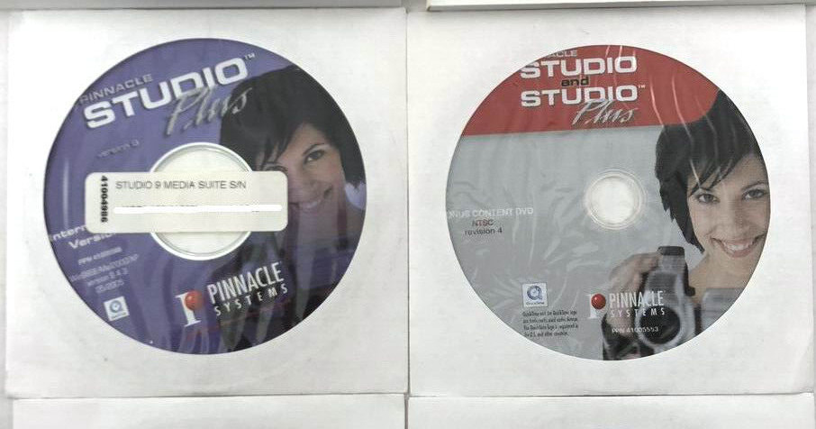 PINNACLE STUDIO PLUS 9 / STUDIO MEDIA SUITE WITH MANUALS
