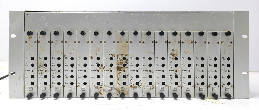 16 Channel Analog CATV Headend RF Modulator Rack Mount System