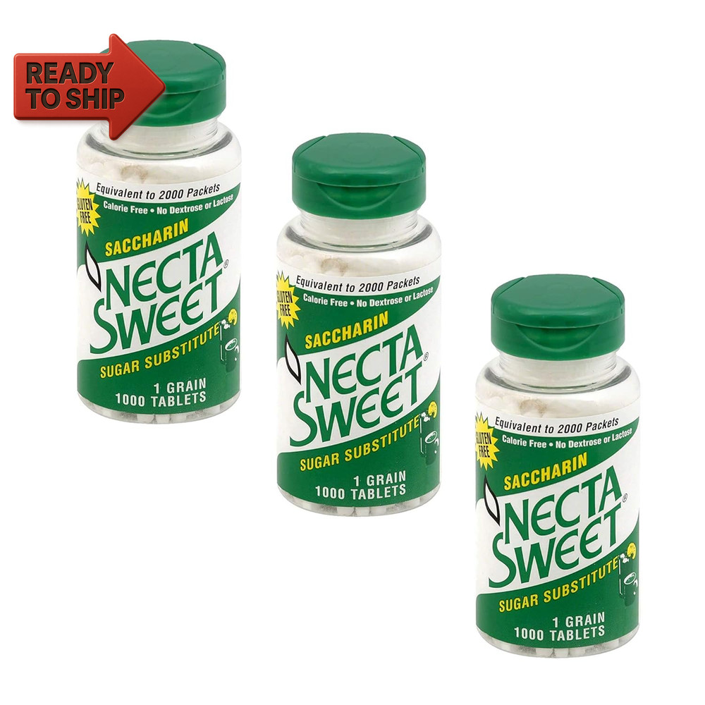 Necta Sweet 1 - Grain Saccharin Tablets - Zero-Calorie Sugar Substitut