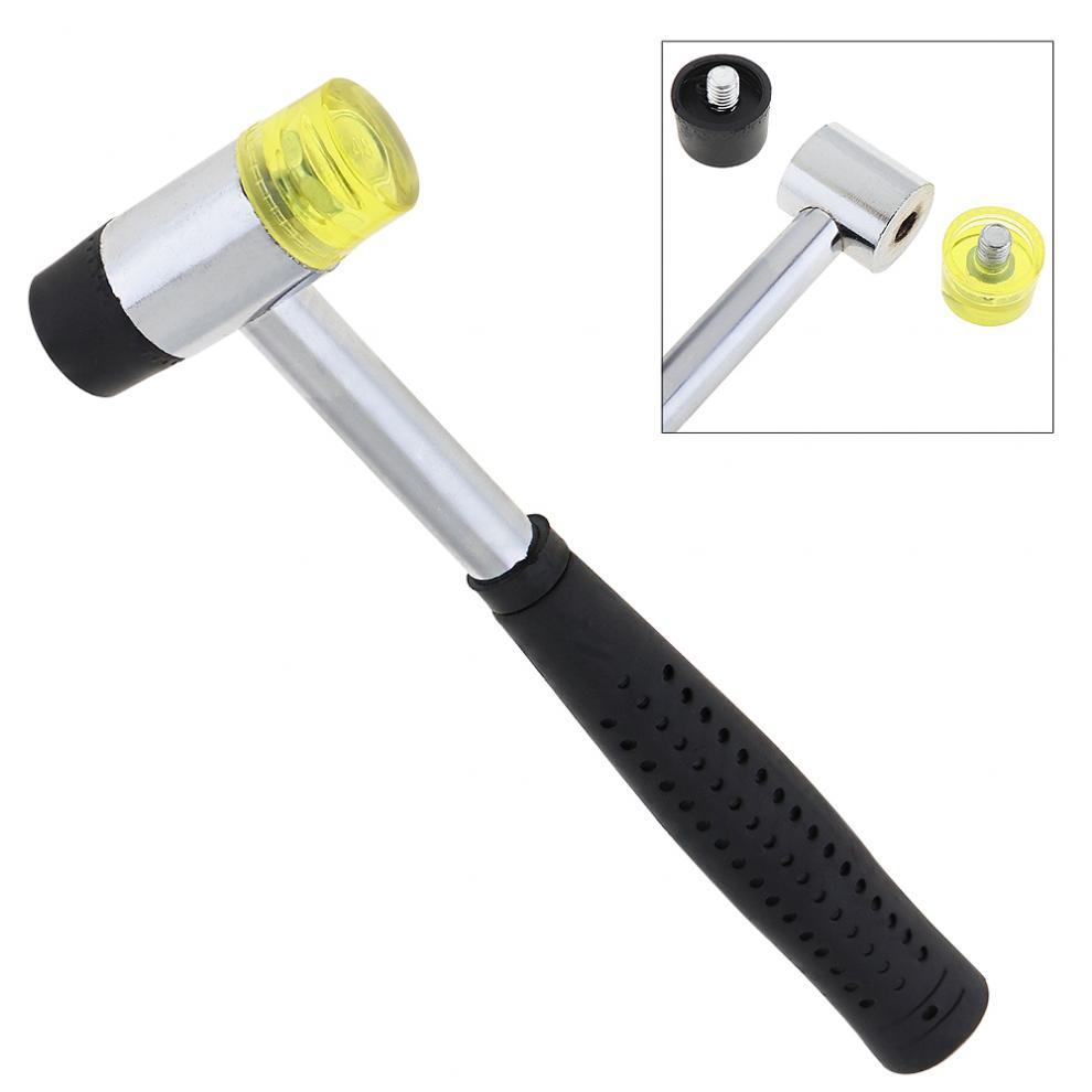 26MM Double Face SMALL RUBBER NYLON HEAD SOFT FACE MALLET HAMMER HANDLE