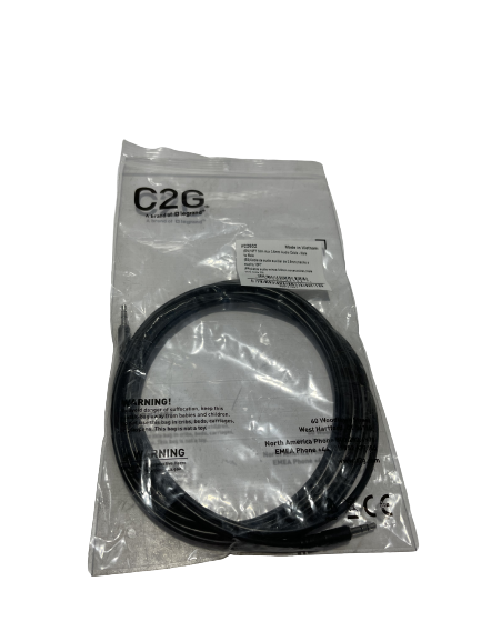 C2G 10ft Slim Aux 3.5mm Audio Cable - M-M