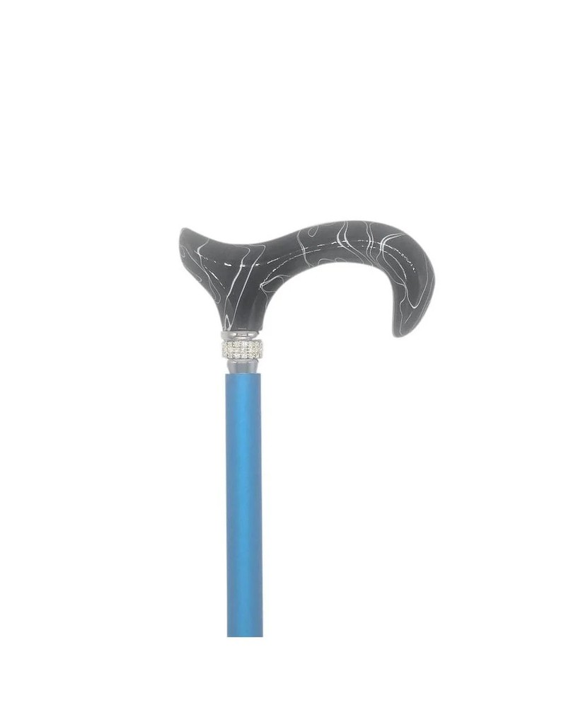 Classy Canes Adjustable Turquoise Blue Shaft