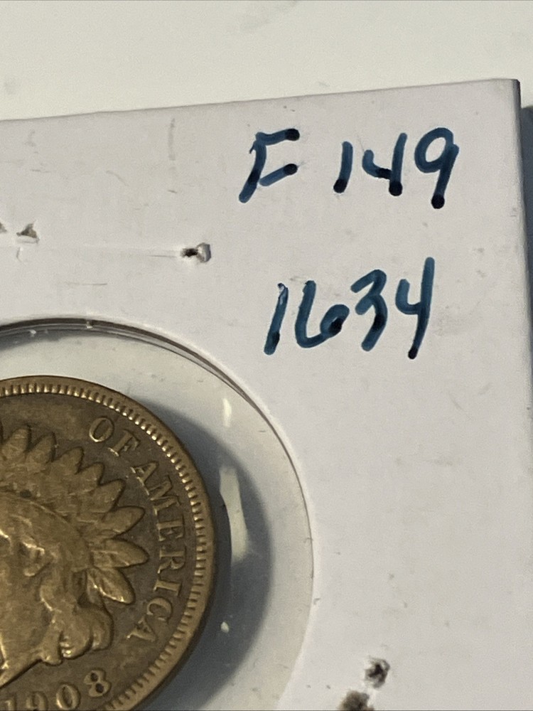 1908 s indian head penny