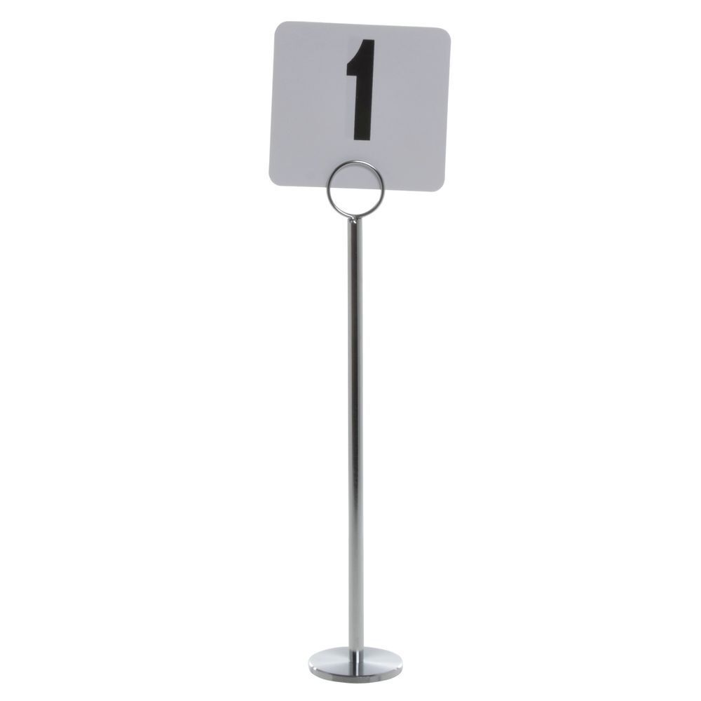 Browne 12" Chrome-Plated Menu and Card Holder