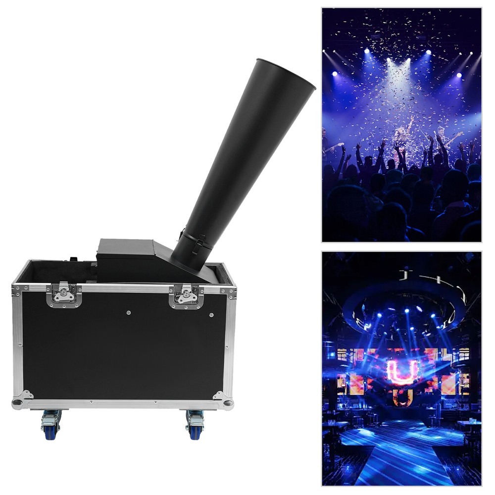 CO2 Confetti Launcher with Flight Case – 19.68 ft High Blaster