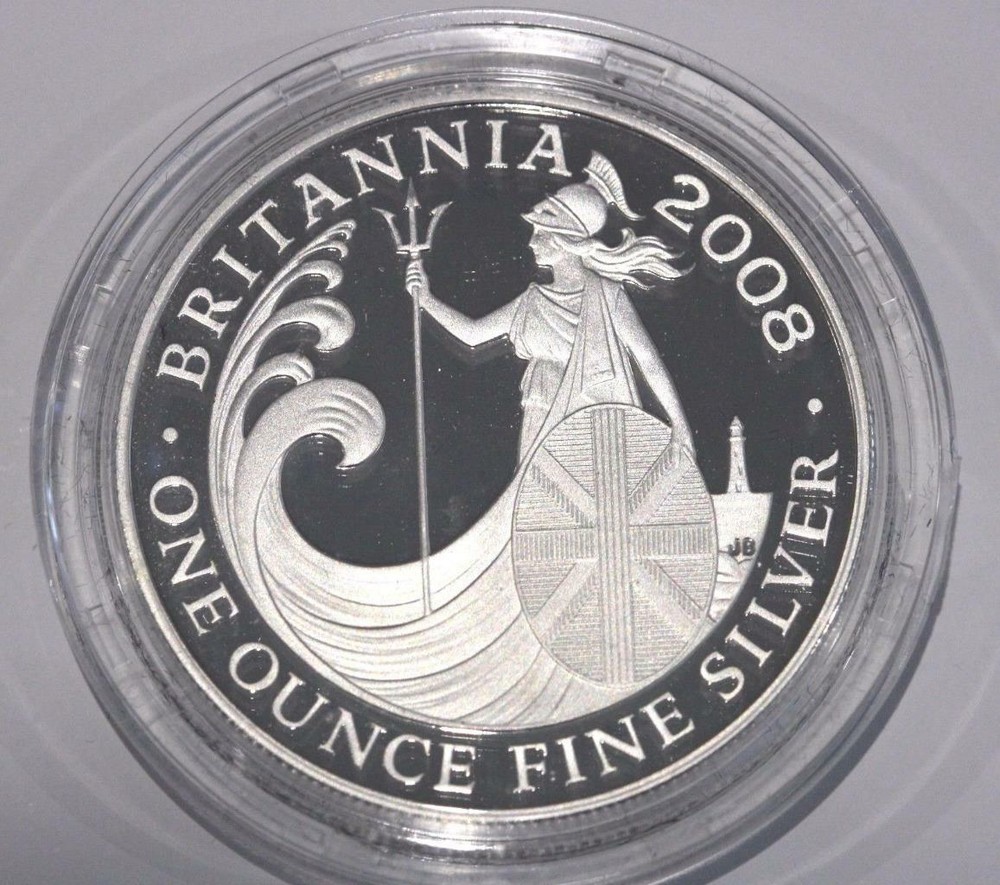 2008 Britannia Fine Silver Proof Four Coin Collection Boxed & Certificate