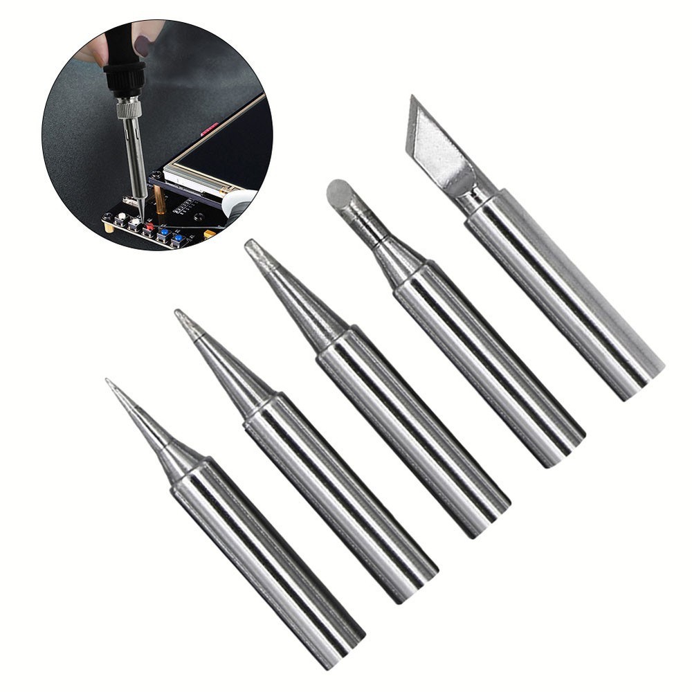 5pcs Leadfree Soldering Iron Tip Thin Tips for Precise Soldering Projects