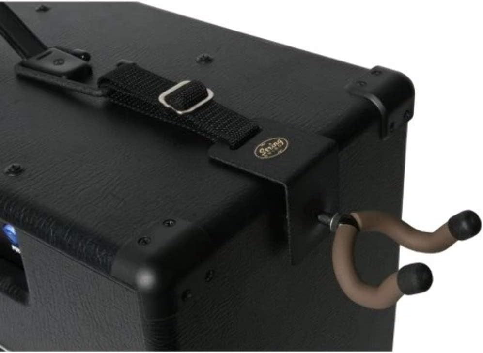 String Swing Clip On Guitar Hanger Amp Suitcase Handle (BCC05) Black