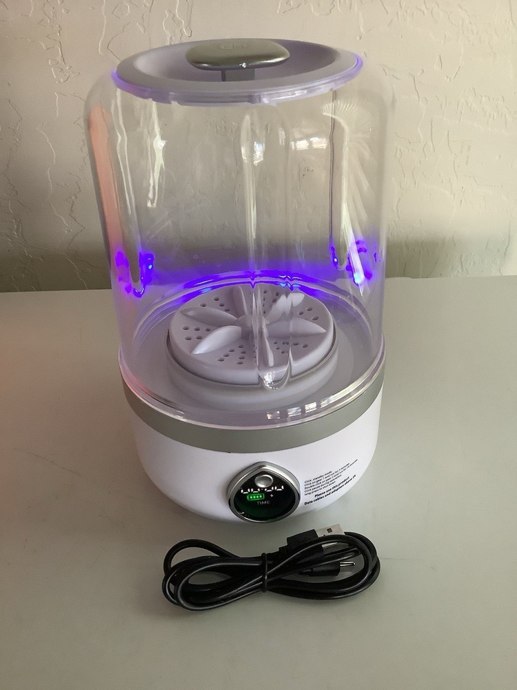 Portable Wireless Mini Wash Machine. USB Rechargeable Open Box