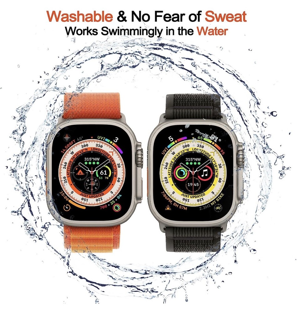 4 Pack Alpine Loop and Trail Loop Compatible with Apple Watch Band