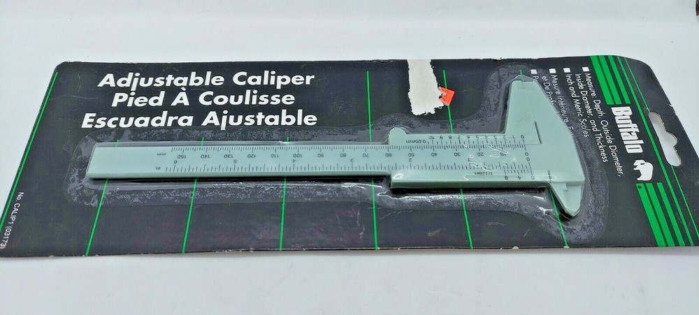 Buffalo Tools Vintage Adjustable Caliper 1996 New