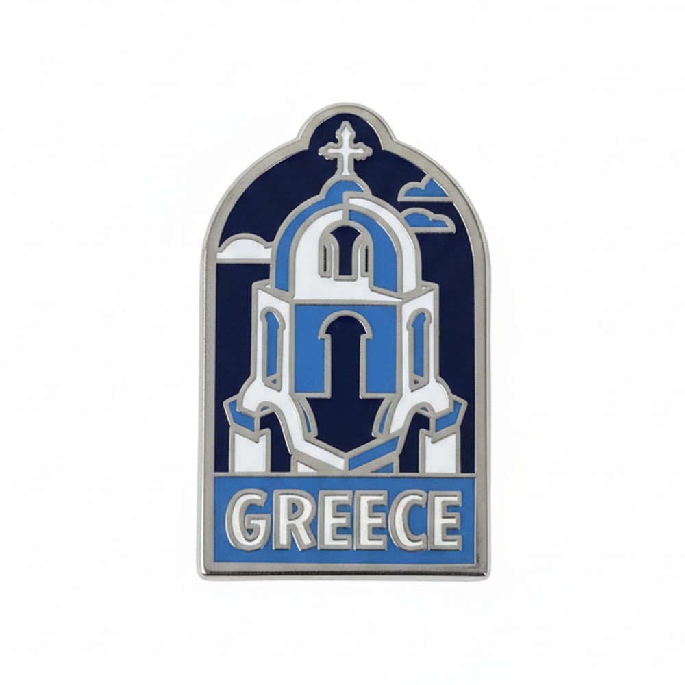 Greece Enamel Pin