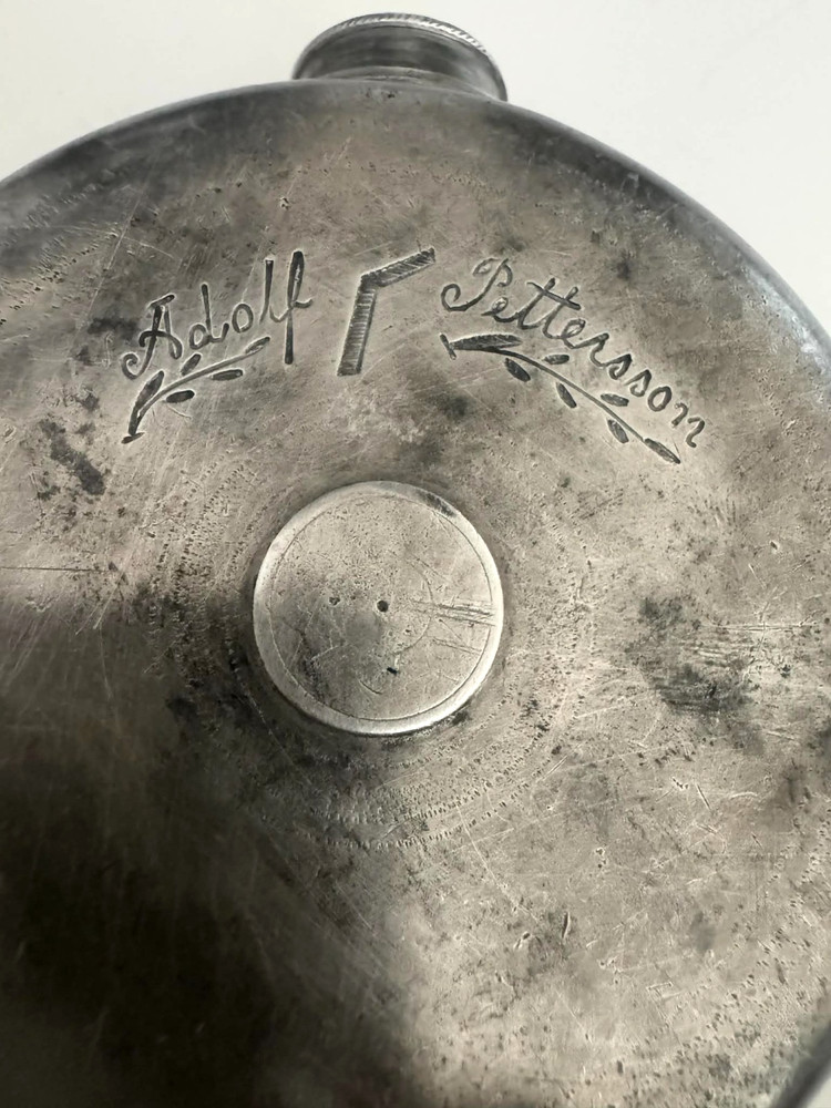 Antique silver flask 1816 year 400gr