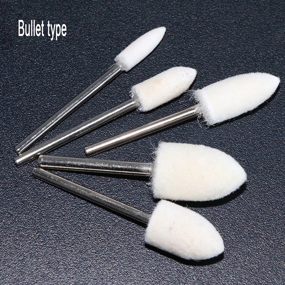 Wide Application Wool Felt Mounted Polishing Buffing Wheel 10Pc Set OD 320mm