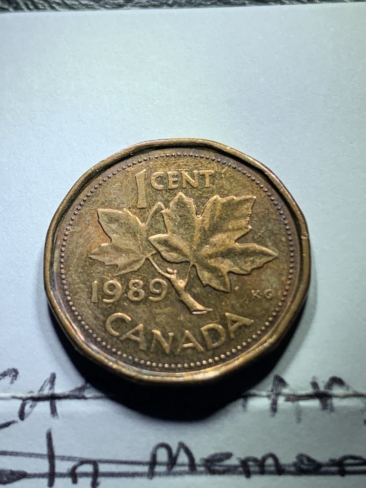 1989 Canada 1 One Cent *(#1162)