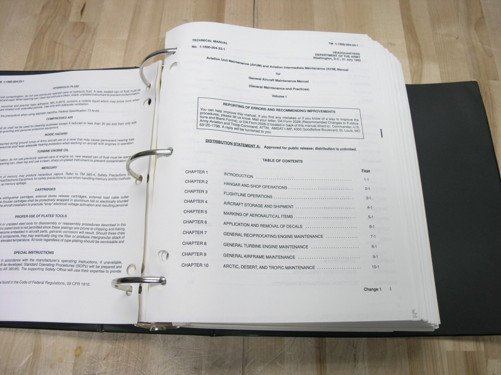 Technical Manual General Aircraft Maintenance 6 Volume