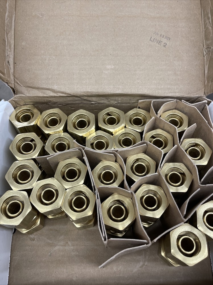 Python 3/4” Coupler Compression Fitting Assembly P/n6220 Box Of 24 Fitting