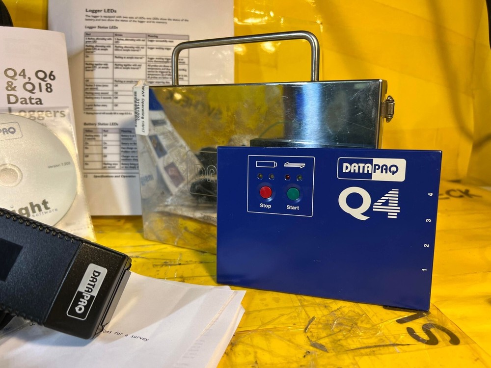 DATAPAQ DATAPAQ4 OVEN THERMAL TEMPERATURE PROFILING TRACKER SYSTEM KIT W BARRIER