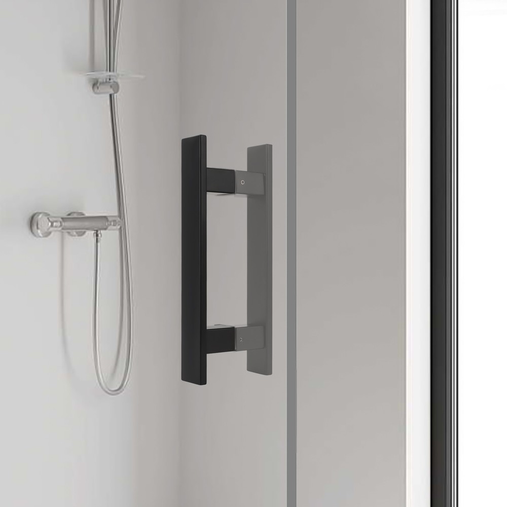 H-shaped Stainless Steel Sliding Door Handle, Double Sided Push Pull Door Handle