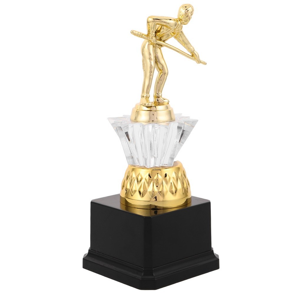 Pool Table Trophy Billiards Award Cup Player Statue