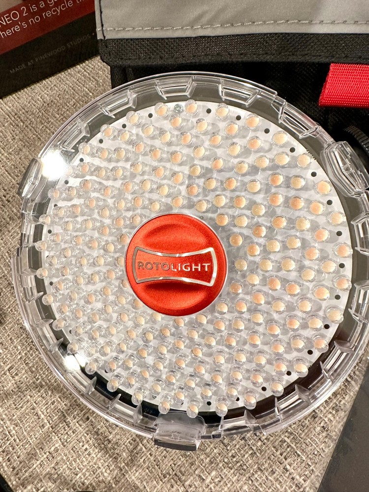 Rotolight NEO 2 LED Camera Light, Continuous Adjustable Color with Built in High