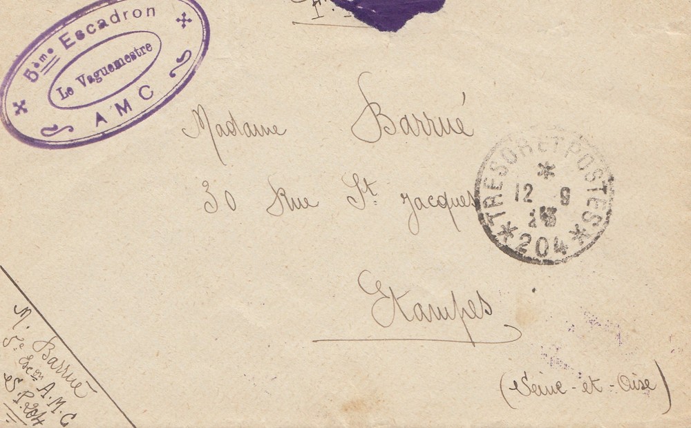 France 1923 Vresault Postes