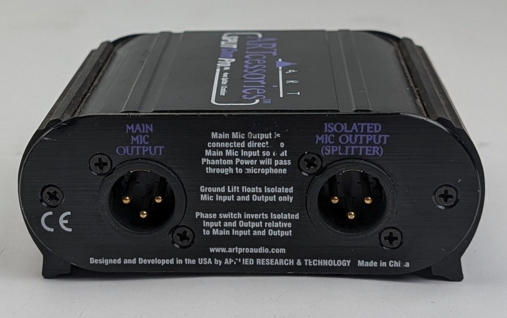 ART ARTcessories Split Com Pro Microphone Splitter / Combiner Box