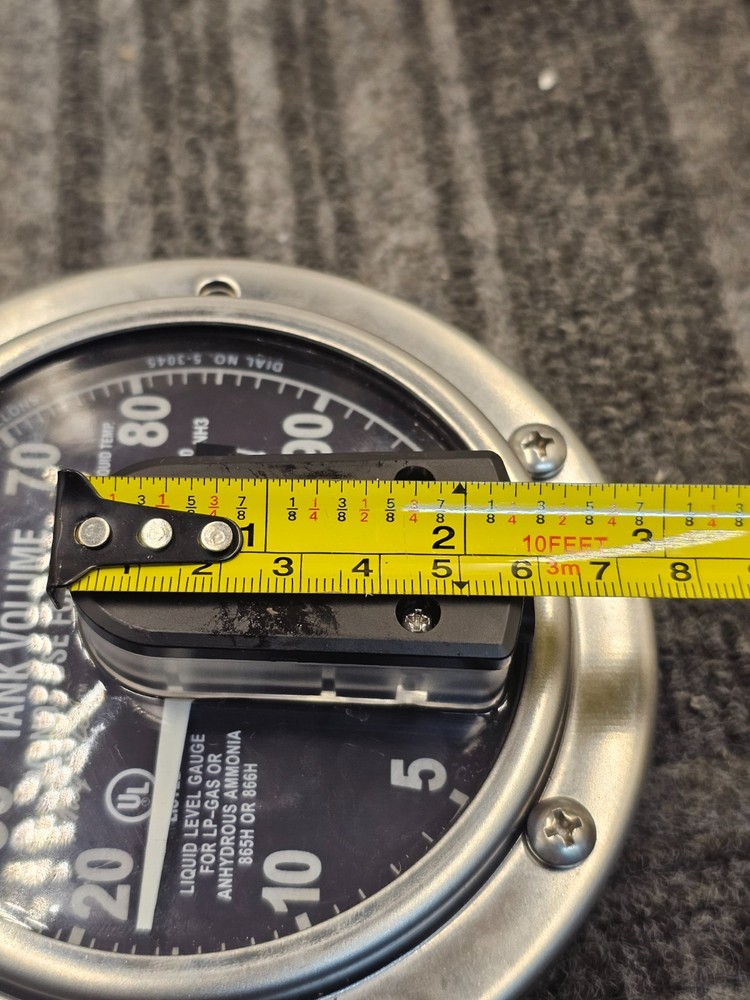 Rochester Liquid Level Gauge Magnetel LP-Gas Or Anhydrous Ammonia 865H Or 866H