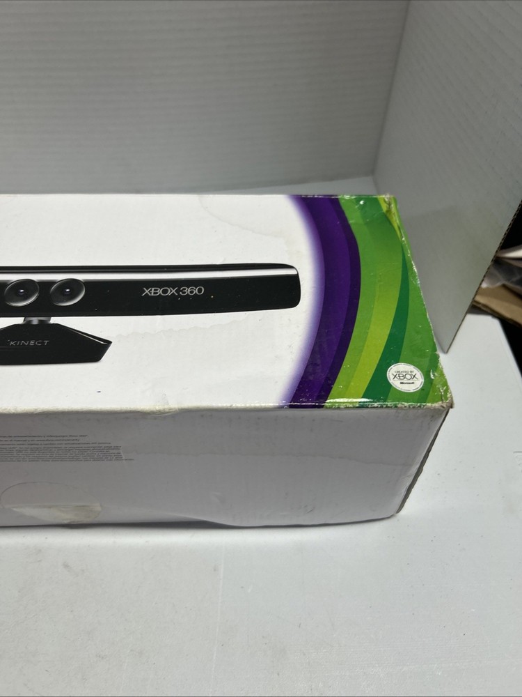 Kinect Sensor + Kinect Adventures! Game Bundle XBOX 360 Tested + Working + Box