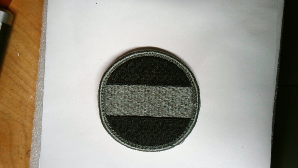 MILITARY PATCH HOOK & LOOP ACU US ARMY REPLACEMENT AND SCHOOL COMMAND