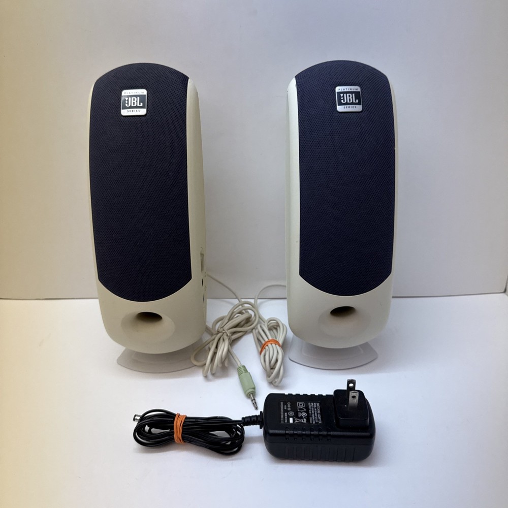 JBL Platinum Series Computer Speakers - Tested & Working - Read Description