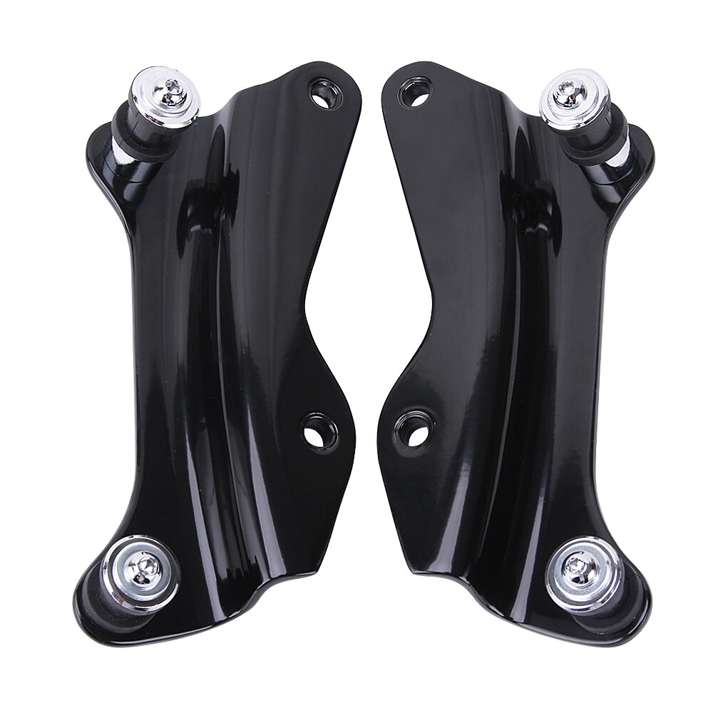 For 14-23 Harley Touring Quick Release Two-up Tour Pack Rack Mount + Docking Kit