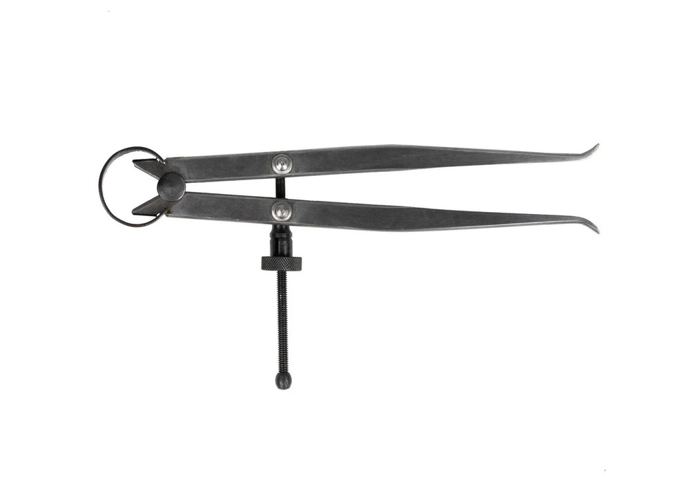 Spring Type Inside Calipers Precision Measuring Tool Flat Leg Quick Nut 10 Inch