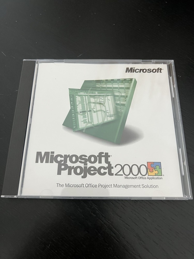 Microsoft Project 2000_ Project Management Solution Software With Product Key